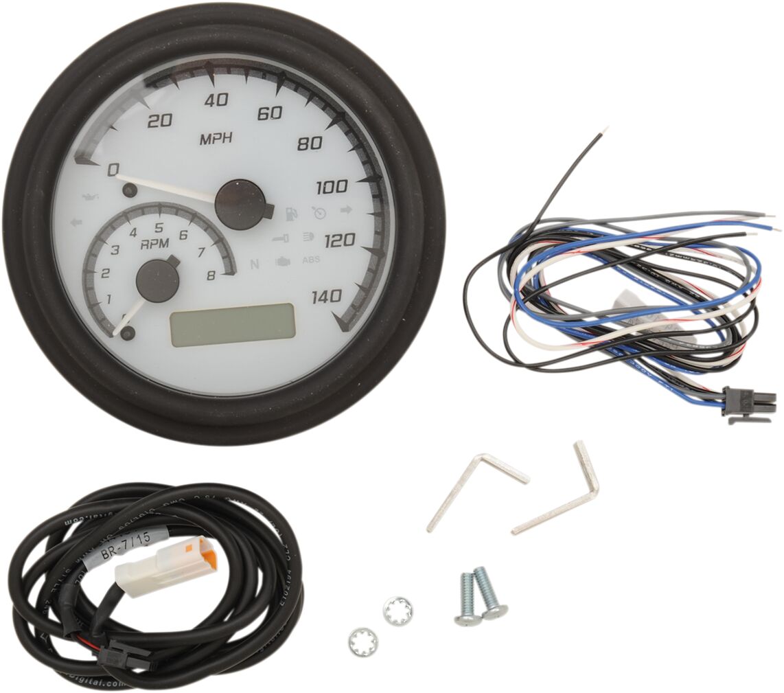 Dakota Digital Gauge Tank Wht/Gry Blk GAUGE GROUP Dakota Digital