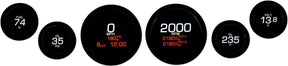 Dakota Digital Gauge 6/Set Bl Bz Flht04+ GAUGE GROUP Dakota Digital
