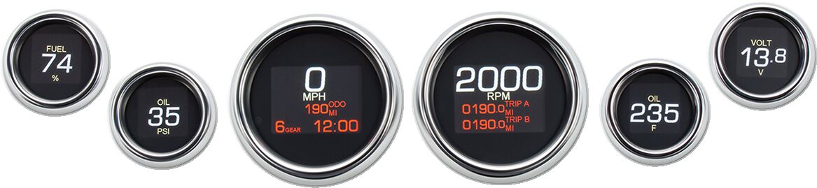 Dakota Digital Gauge6/Set Chbz Flht96 03 GAUGE GROUP Dakota Digital
