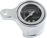 Arlen Ness Method Oil Pressure Gauge, Chrome - 17+ Milwaukee 8 Gauge Arlen Ness