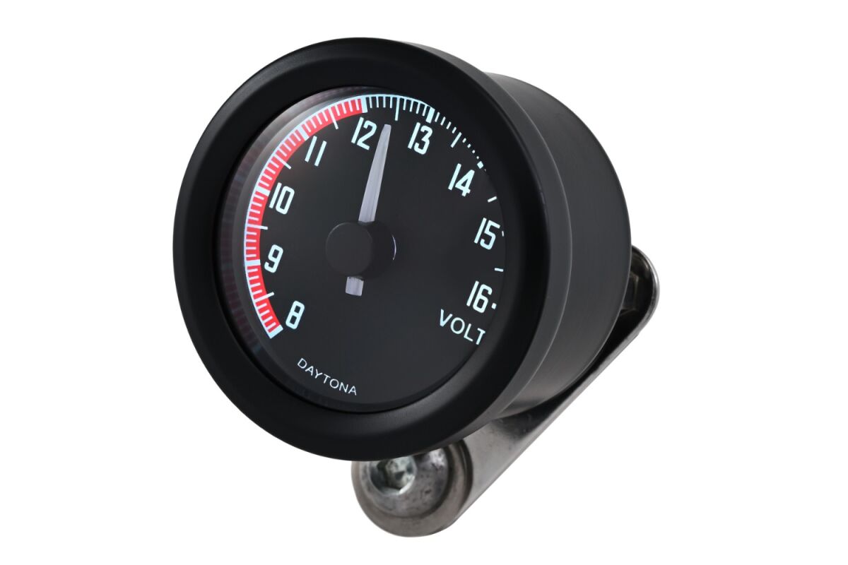 Daytona Velona Volt Meter Red Face GAUGE GROUP Daytona