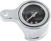 Arlen Ness Method Oil Pressure Gauge, Chrome - 99-17 Twin Cam Gauge Arlen Ness
