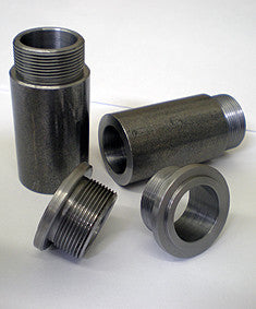 Bung King Weld-In Petcock Bung, 22mm x 1.0, 1018 Mild Steel Petcock Adapter & Tank Bung Bung King