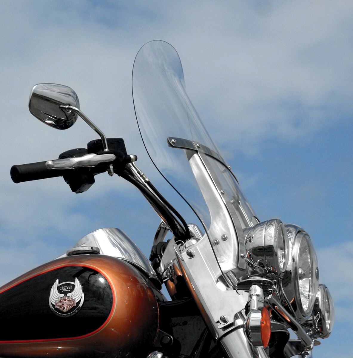 Klock Werks Billboard Flare Windshield Clear Flhr Tüv Windshield Oem Harley Type Klock Werks