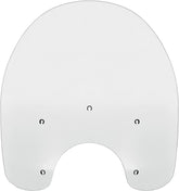 Memphis Shades Hd 15" Windshield Standard Replacement Plastic, Clear - 86-17 Softail Windshield Oem Harley Type Memphis Shades