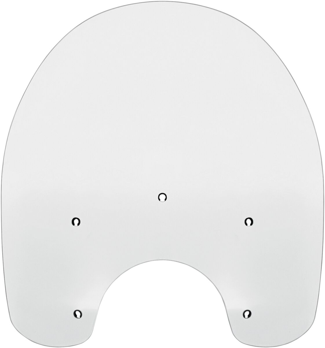 Memphis Shades Hd 17" Windshield Standard Replacement Plastic, Clear - 86-17 Softail Windshield Oem Harley Type Memphis Shades