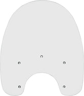 19" Windshield Standard Replacement Plastic, Clear - 86-17 Softail Windshield Memphis Shades Default Title