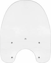 Memphis Shades Hd 21" Windshield Standard Replacement Plastic, Clear - 86-17 Softail Windshield Oem Harley Type Memphis Shades