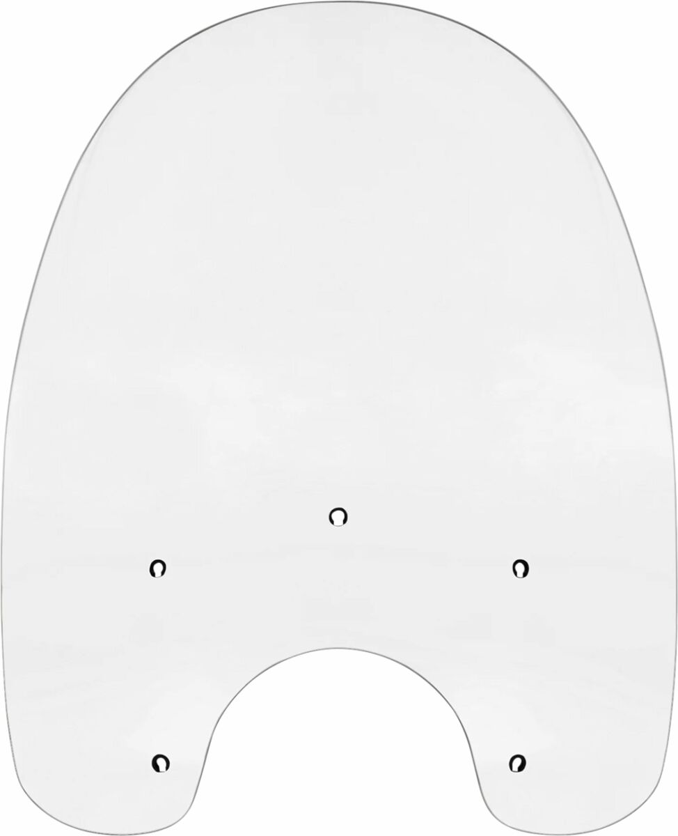 Memphis Shades Hd 21" Windshield Standard Replacement Plastic, Clear - 86-17 Softail Windshield Oem Harley Type Memphis Shades