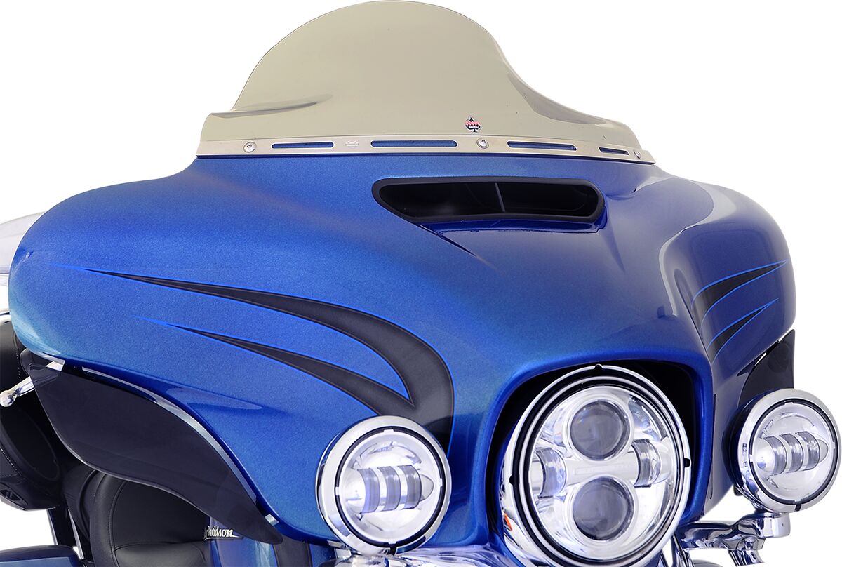 Klock Werks Flare Windshield 8.5" Tint Flh Windshield Oem Harley Type Klock Werks