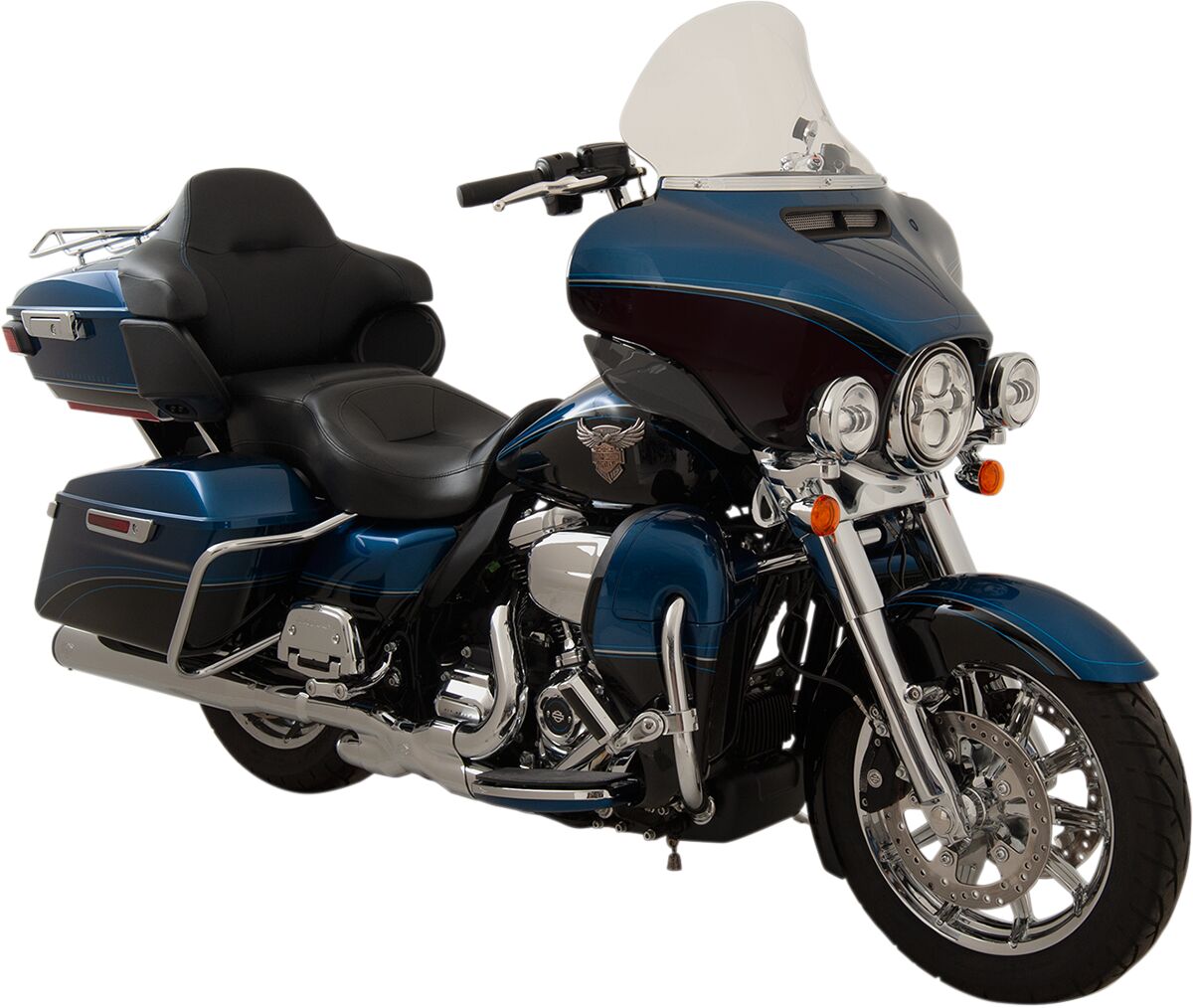 Klock Werks Flare Windshield 11.5" Clear Flh Windshield Oem Harley Type Klock Werks