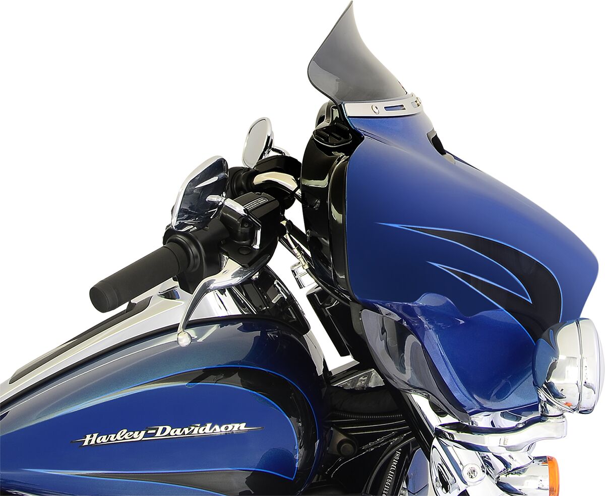 Klock Werks Windshield Flare 5" Flh Dark Smoke Windshield Oem Harley Type Klock Werks