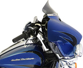 Klock Werks Windshield Flare 5" Flh Dark Smoke Windshield Oem Harley Type Klock Werks