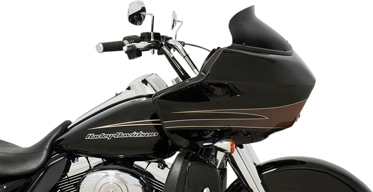 Memphis Shades Hd 5.5" Spoiler Windshield, Black Opaque - 15-23 Touring Windshield Oem Harley Type Memphis Shades
