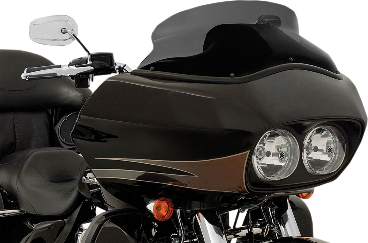 6.5" Spoiler Windshield, Black Opaque - 15-23 Touring Windshield Memphis Shades