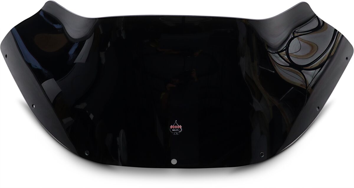 Klock Werks 9" Flare® Windshield, Solid Black - FXRP style fairings Windshield Oem Harley Type Klock Werks