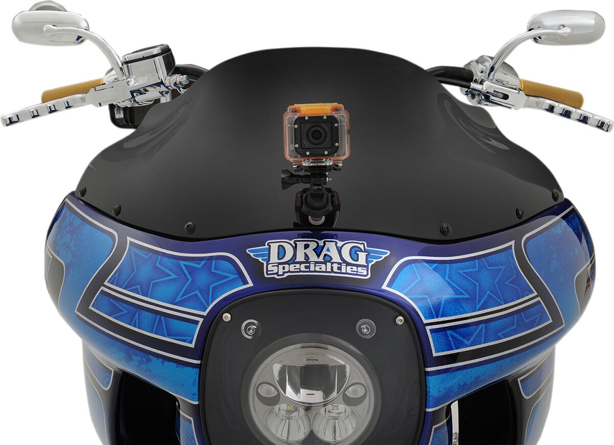 Klock Werks 9" Flare® Windshield, Solid Black - FXRP style fairings Windshield Oem Harley Type Klock Werks