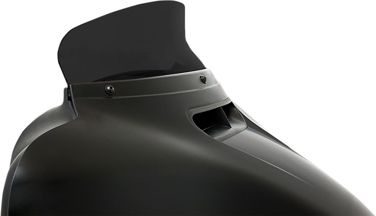 Memphis Shades Hd 4.5" Spoiler Windshield, Dark Black Smoke - 14-23 Touring Windshield Oem Harley Type Memphis Shades