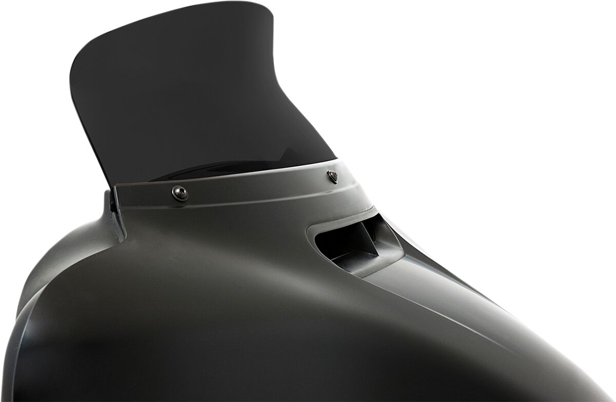 Memphis Shades Hd 6.5" Spoiler Windshield, Dark Black Smoke - 14-23 Touring Windshield Oem Harley Type Memphis Shades