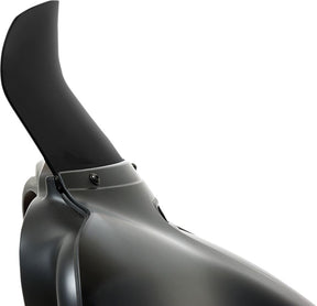 Memphis Shades Hd 8.5" Spoiler Windshield, Dark Black Smoke - 14-23 Touring Windshield Oem Harley Type Memphis Shades