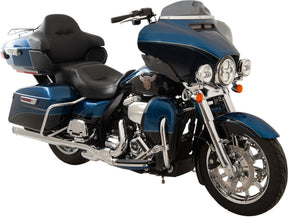 Klock Werks Windshield Flare Super Low 4" Flh Dark Smoke Windshield Oem Harley Type Klock Werks