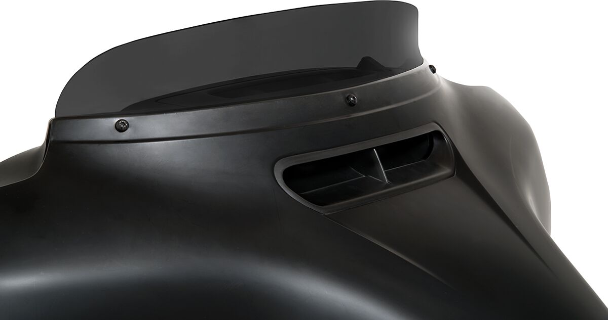 Memphis Shades Hd 3" Spoiler Windshield, Dark Black Smoke - 14-23 Touring Windshield Oem Harley Type Memphis Shades