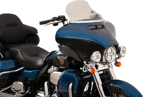 Klock Werks Windshield Flare Tall 10.5" Flh Smoke Windshield Oem Harley Type Klock Werks