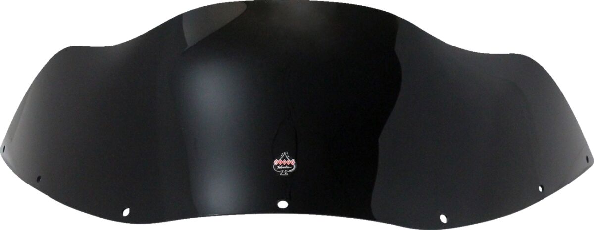 Klock Werks 8" Flare® Windshield, Solid Black - FXRP/FXRT/FXRD style fairings Windshield Oem Harley Type Klock Werks