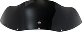 Klock Werks 8" Flare® Windshield, Solid Black - FXRP/FXRT/FXRD style fairings Windshield Oem Harley Type Klock Werks