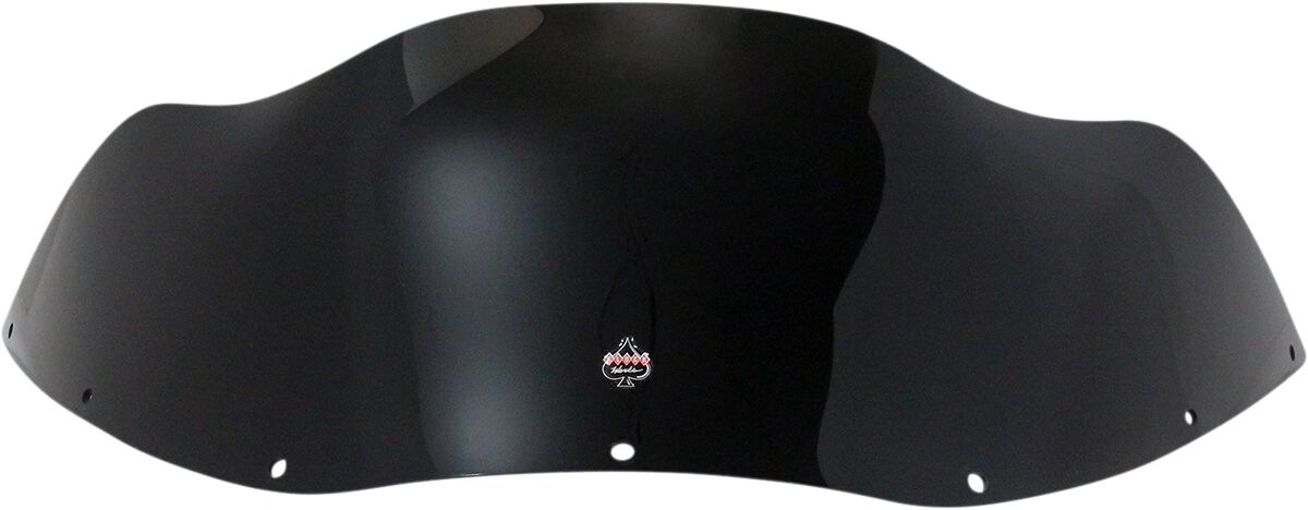 Klock Werks 8" Flare® Windshield, Solid Black - FXRP/FXRT/FXRD style fairings Windshield Oem Harley Type Klock Werks
