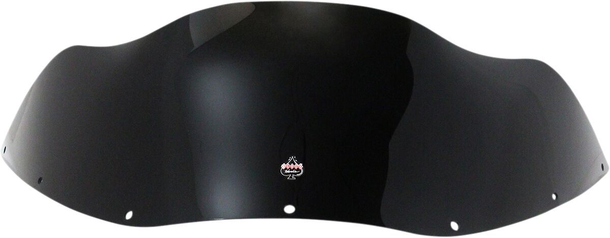 Klock Werks 8" Flare® Windshield, Solid Black - FXRP/FXRT/FXRD style fairings Windshield Oem Harley Type Klock Werks