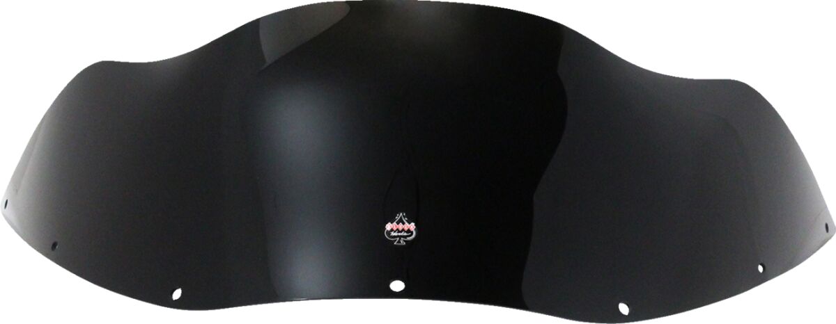 Klock Werks 8" Flare® Windshield, Solid Black - FXRP/FXRT/FXRD style fairings Windshield Oem Harley Type Klock Werks