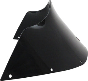 Klock Werks 8" Flare® Windshield, Solid Black - FXRP/FXRT/FXRD style fairings Windshield Oem Harley Type Klock Werks