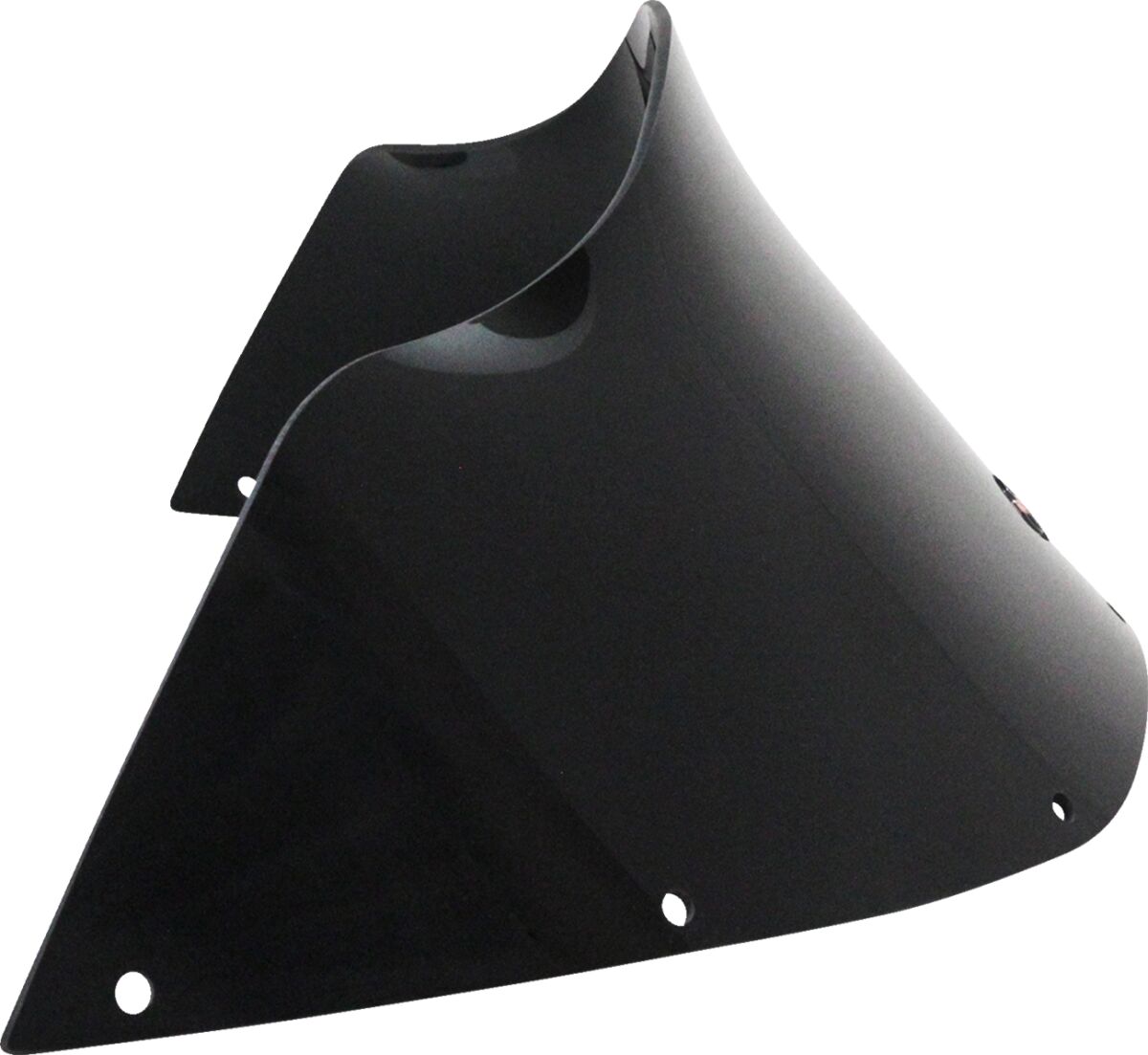 Klock Werks 8" Flare® Windshield, Solid Black - FXRP/FXRT/FXRD style fairings Windshield Oem Harley Type Klock Werks