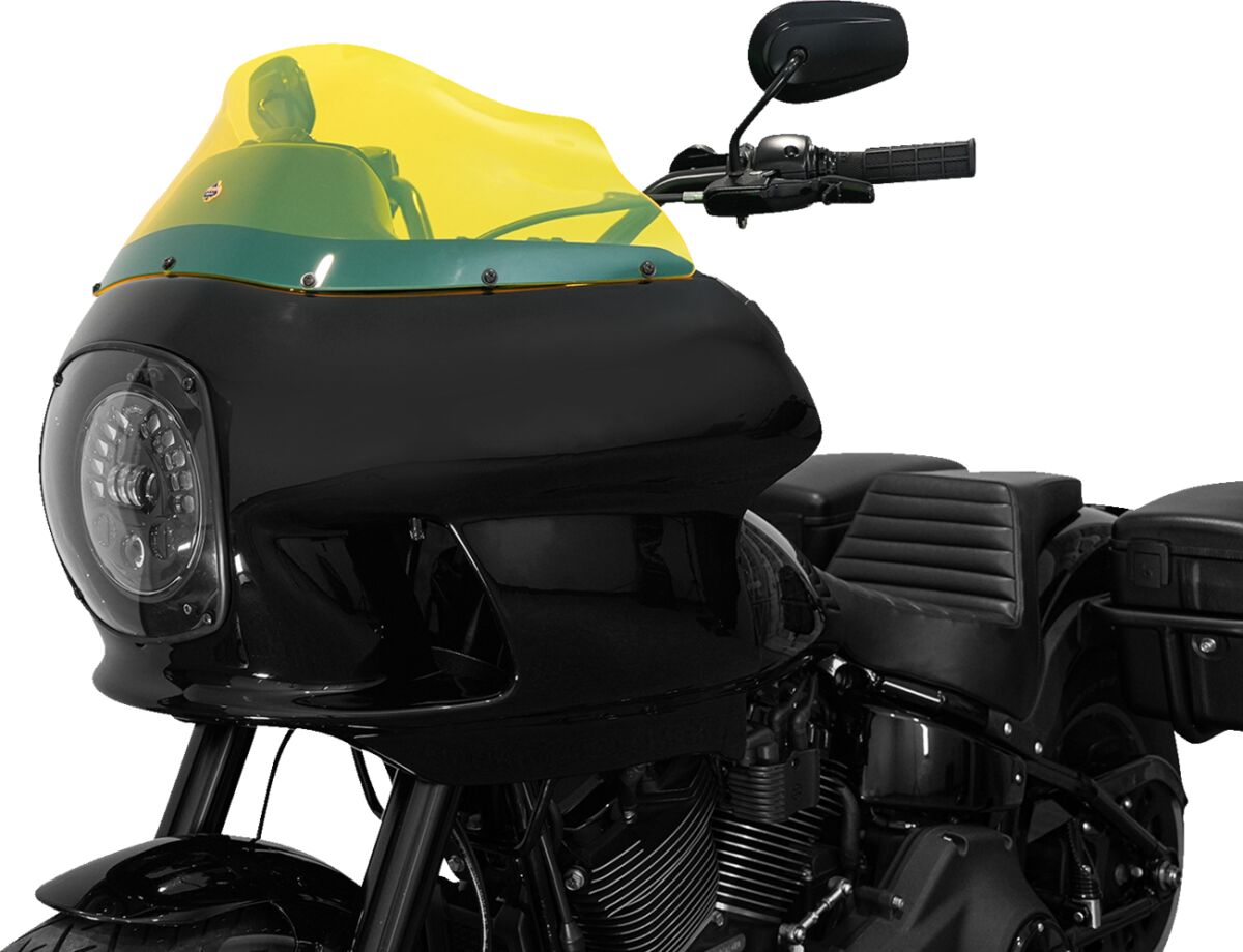 Klock Werks Windshield Fxrp 9" Ylw Windshield Oem Harley Type Klock Werks