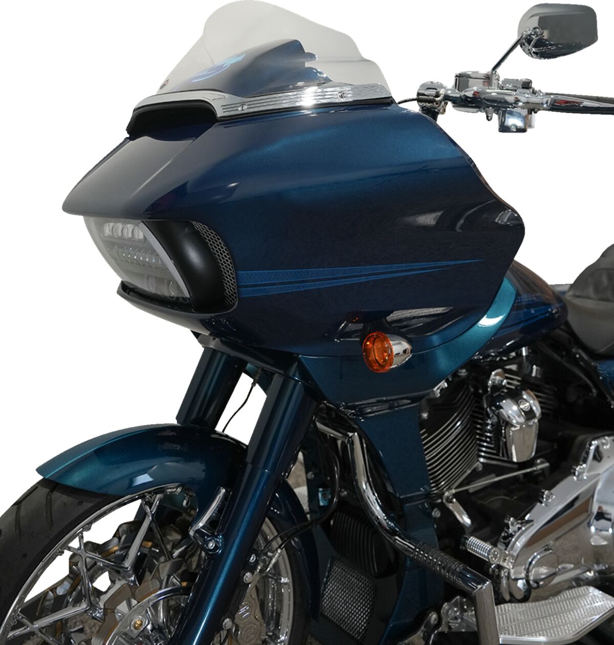 Klock Werks Windshield Flare Fltr Sport 9" Clear Windshield Oem Harley Type Klock Werks