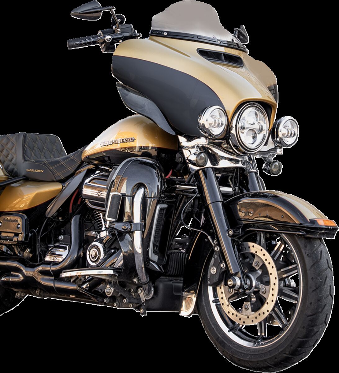 Klock Werks Windshield Flare Flh 6.5" Clear Windshield Oem Harley Type Klock Werks