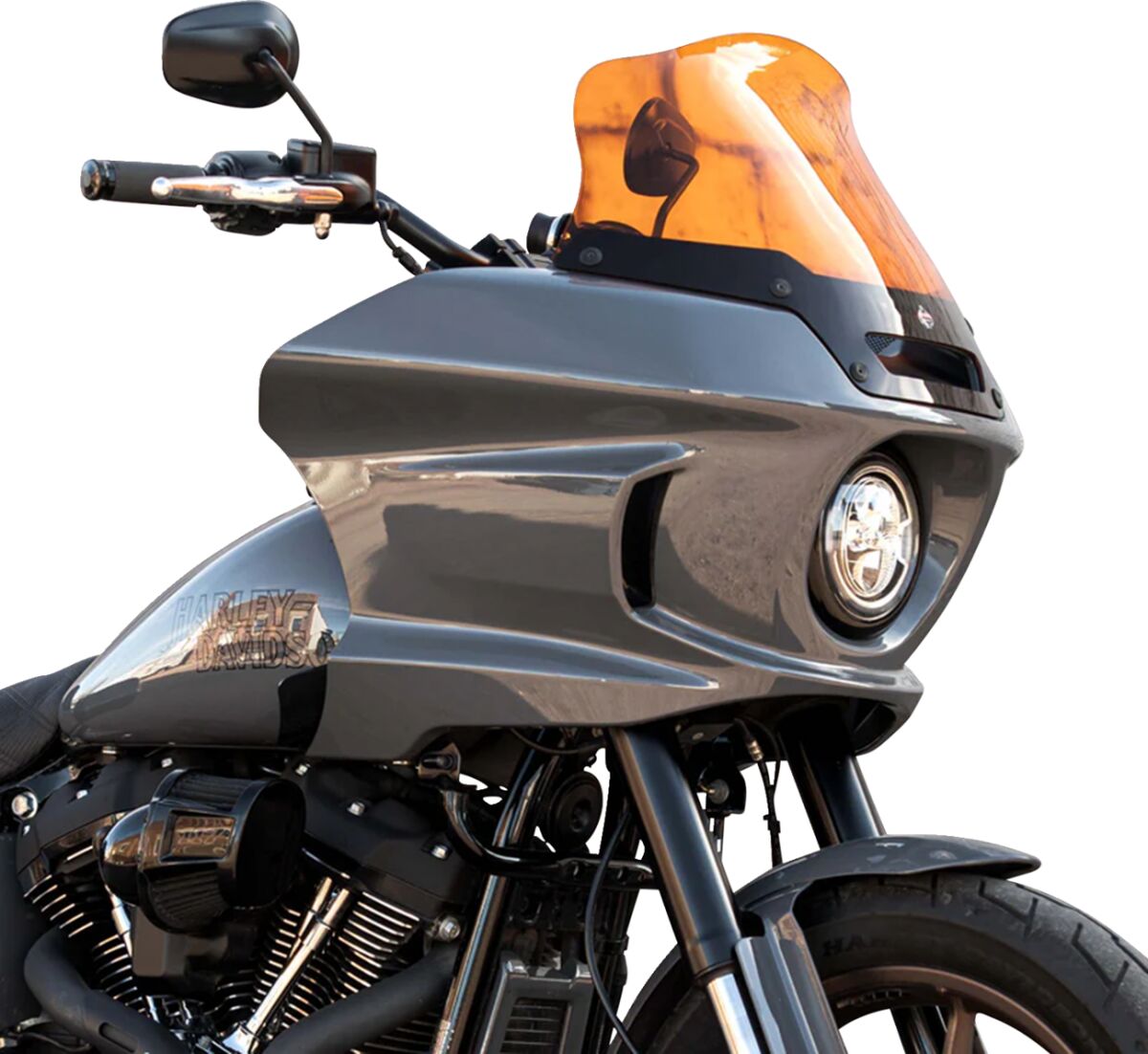 Klock Werks Windshield Flare Fxlrst Sport Orange 8" Windshield Oem Harley Type Klock Werks