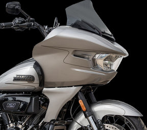 Klock Werks Windshield Flare Fltr Dark Smoke 12" Windshield Oem Harley Type Klock Werks