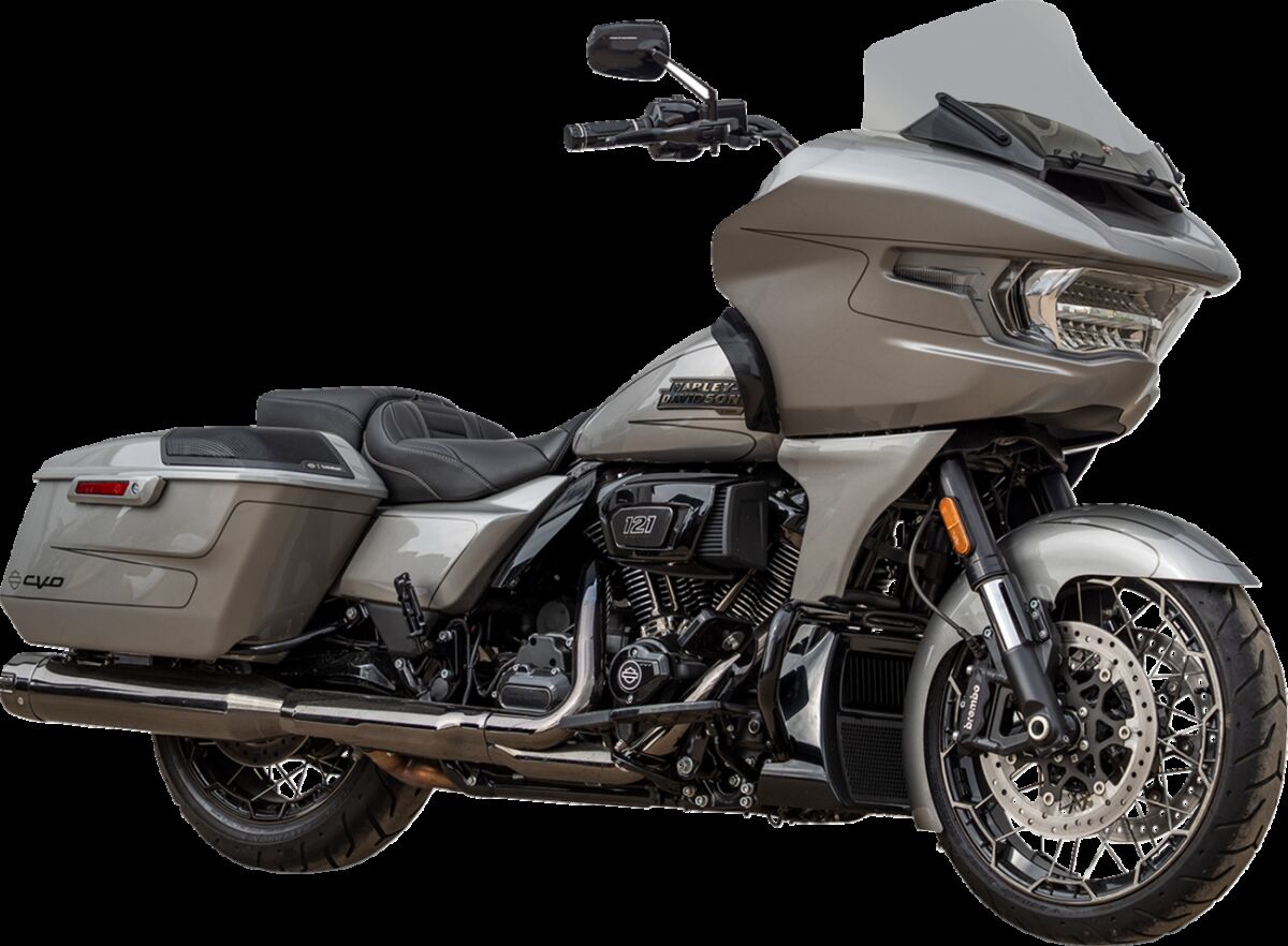 Klock Werks Windshield Flare Fltr Tint 12" Windshield Oem Harley Type Klock Werks