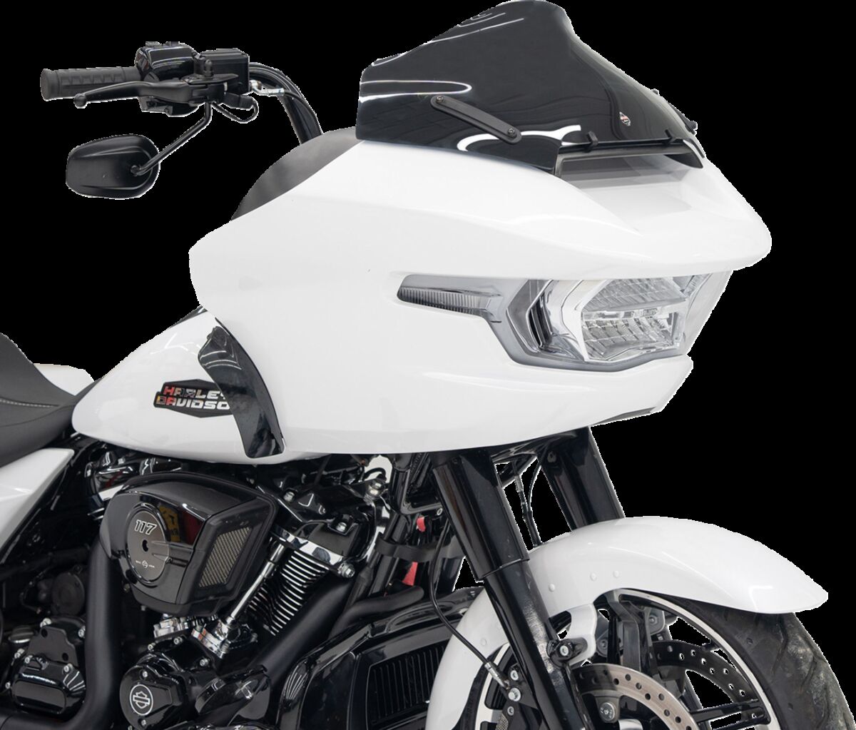 Klock Werks Windshield Flare 10" Sport Black 23 24 Fltr Windshield Oem Harley Type Klock Werks