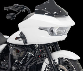 Klock Werks Windshield Flare 10" Sport Black 23 24 Fltr Windshield Oem Harley Type Klock Werks