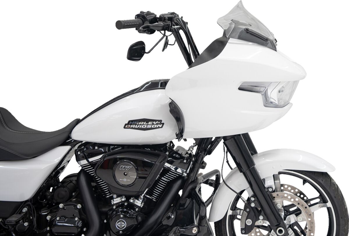 Klock Werks Windshield Flare 10" Sport Clear 23 24 Fltr Windshield Oem Harley Type Klock Werks