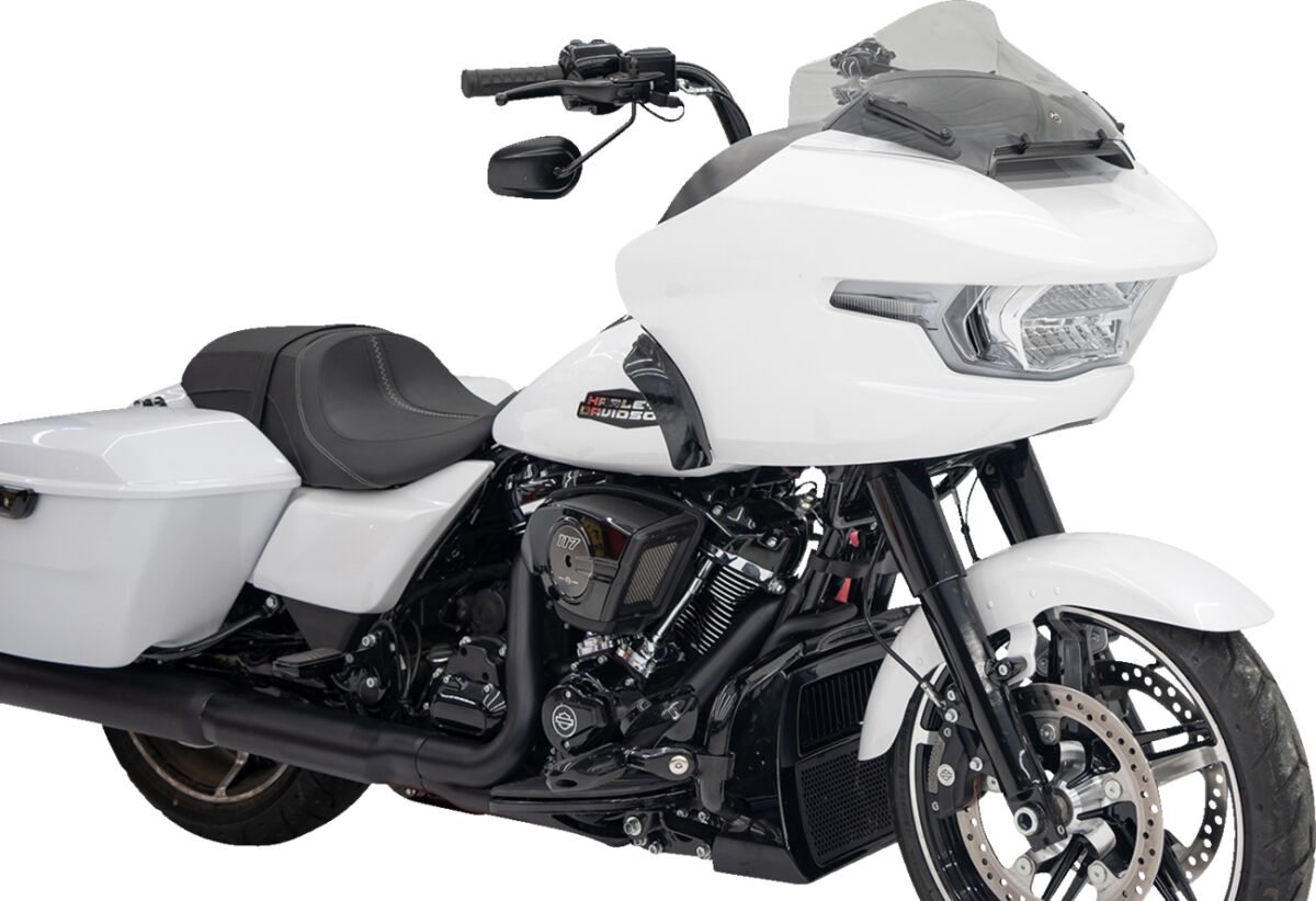 Klock Werks Windshield Flare 10" Sport Clear 23 24 Fltr Windshield Oem Harley Type Klock Werks