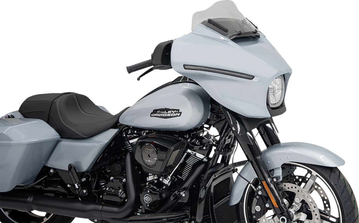 Klock Werks Windshield Flare 8" Clear 23 24 Flh Windshield Oem Harley Type Klock Werks