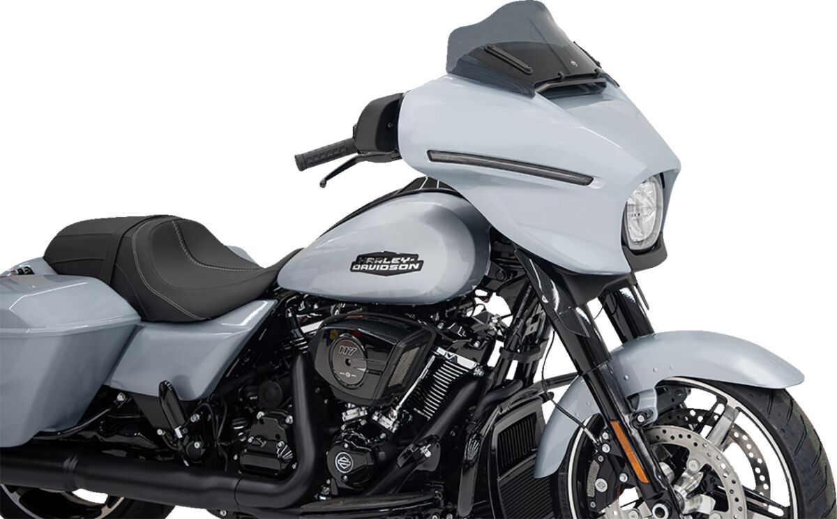Klock Werks Windshield Flare 8" Dk Sm 23 24 Flh Windshield Oem Harley Type Klock Werks