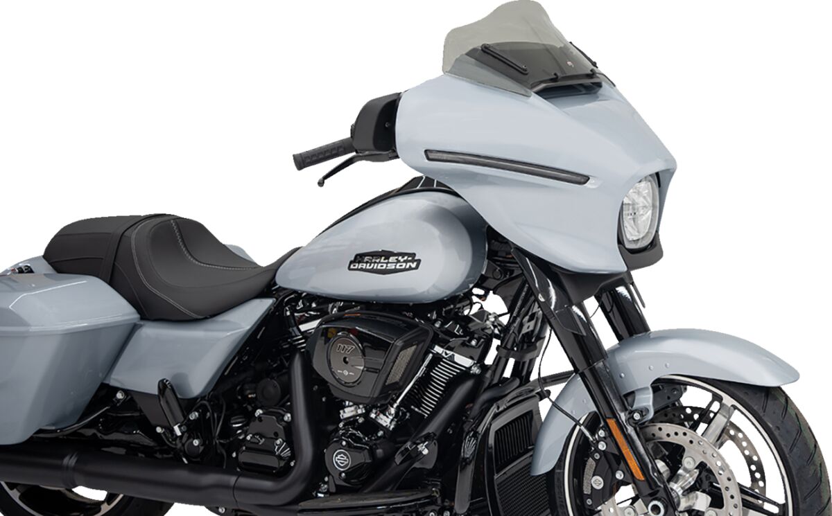 Klock Werks Windshield Flare 8" Tint 23 24 Flh Windshield Oem Harley Type Klock Werks