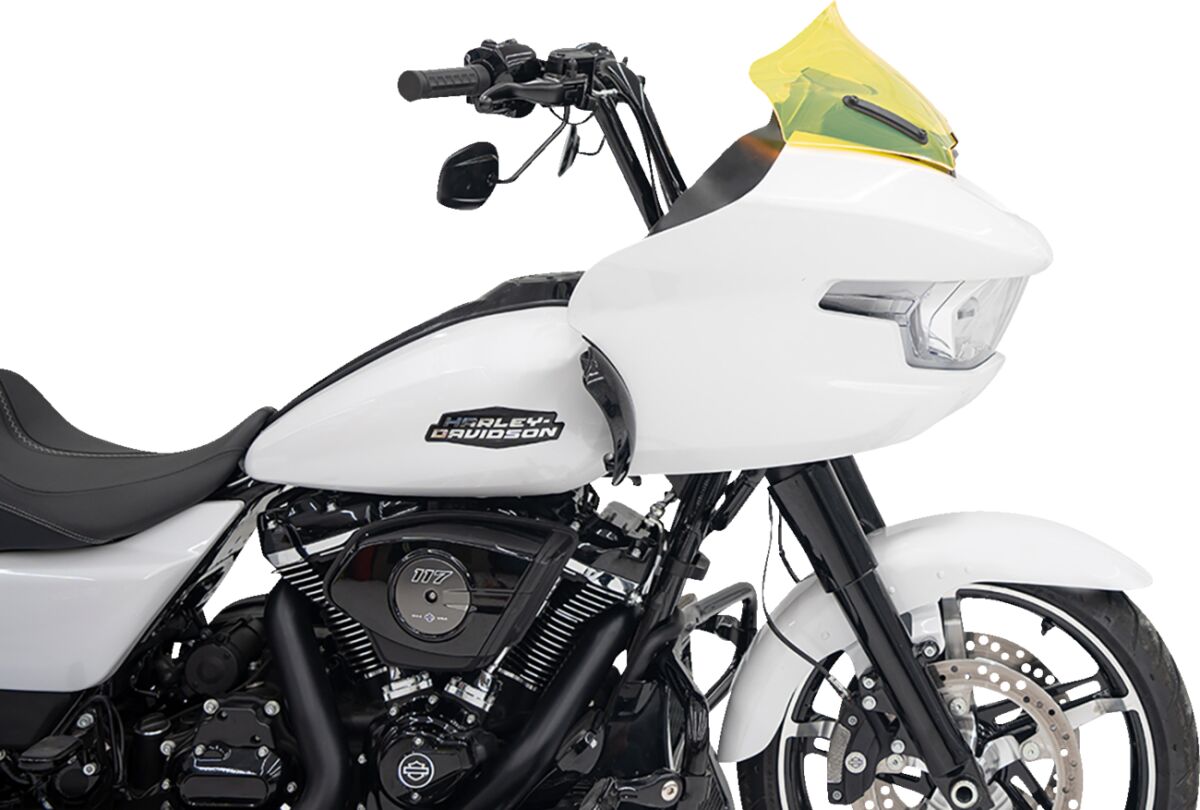 Klock Werks Windshield Flare 10" Sport Yell Ice 23 24 Fltr Windshield Oem Harley Type Klock Werks