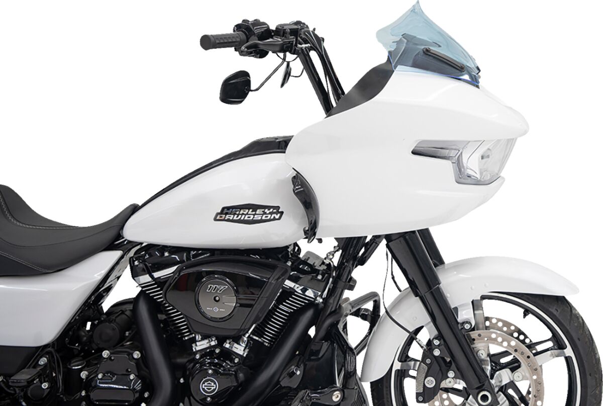 Klock Werks Windshield Flare 10" Sport Blu Ice 23 24 Fltr Windshield Oem Harley Type Klock Werks
