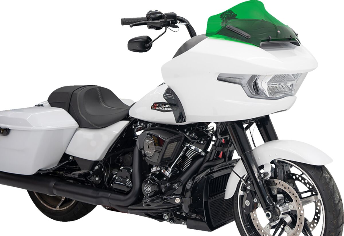 Klock Werks Windshield Flare 10" Sport Green 23 24 Fltr Windshield Oem Harley Type Klock Werks